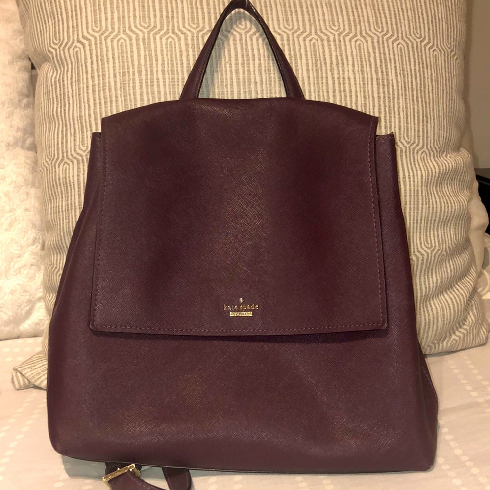 Kate Spade Neema Cameron Street Backpack plum